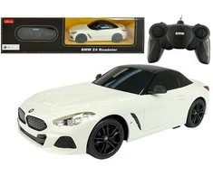 Automobilis BMW Z4 Roadster Rastar R/C su nuotolinio valdymo pultu, 1:24, baltas