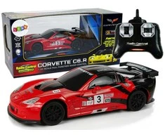 Nuotoliniu būdu valdomas sportinis automobilis Corvette C6.R, 2.4 G, 1:24, raudonas