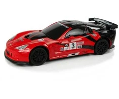 Nuotoliniu būdu valdomas sportinis automobilis Corvette C6.R, 2.4 G, 1:24, raudonas
