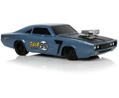 Nuotoliniu būdu valdomas sportinis Muscle Car automobilis 1:20, pilkas