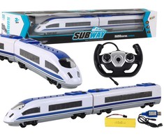 Nuotoliniu būdu valdomas traukinys su šviesomis, 65 cm