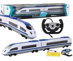 Nuotoliniu būdu valdomas traukinys su šviesomis, 65 cm