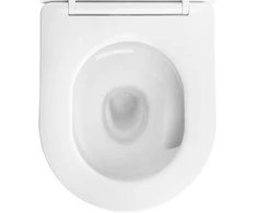 Pakabinamas klozetas Rea Carlo Mini Tornado NF, Gold Edge