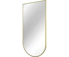 Pakabinamas veidrodis su rėmu Deante Silia ADI_R851, Brushed Gold