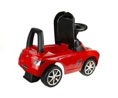Paspiriamas automobilis Mercedes-Benz SLS AMG, raudonas