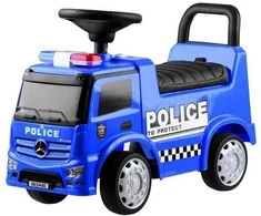 Paspiriamas automobilis Mercedes POLICE, mėlynas