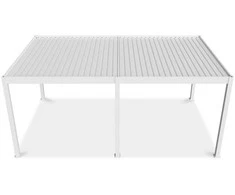 Pavėsinė Pergola DELUXE AUTOMATIC 3.6x6 su LED, Baltas