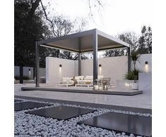 Pavėsinė Pergola DELUXE PRO AUTOMATIC 4x4 su LED, Anthracite