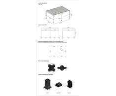 Pavėsinė Pergola DELUXE PRO AUTOMATIC 4x6 su LED, Anthracite