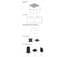 Pavėsinė Pergola ELEGANCE 3x3, Baltas