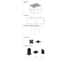Pavėsinė Pergola ELEGANCE 3x4, Anthracite/Light Pilkas