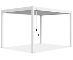 Pavėsinė Pergola ELEGANCE 3x4, Baltas