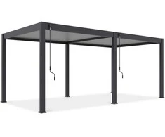 Pavėsinė Pergola ELEGANCE 3x6, Anthracite/Light Pilkas