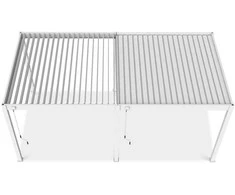 Pavėsinė Pergola ELEGANCE 3x6, Baltas
