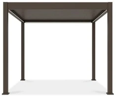Pavėsinė Pergola ELEGANCE AUTOMATIC 3x3 su LED, Taupe