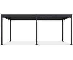 Pavėsinė Pergola ELEGANCE AUTOMATIC 3x6 su LED, Anthracite