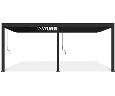 Pavėsinė Pergola ELEGANCE WALL 3x6, Anthracite, montuojama prie sienos