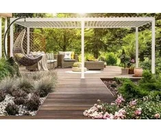Pavėsinė Pergola Premium 3x6, Baltas