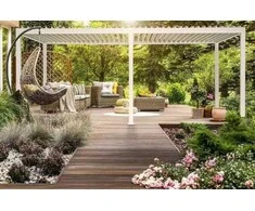Pavėsinė Pergola Premium 3x6, Baltas