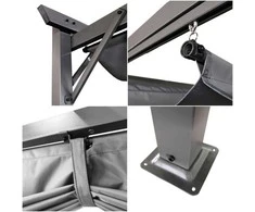 Pavėsinė Pergola SPRINT 3x4, Baltas