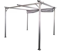 Pavėsinė Pergola SPRINT PLUS 3x3, Anthracite/Baltas