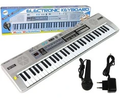 Pianinas su mikrofonu Keyboard MQ-6110, 61 klavišas