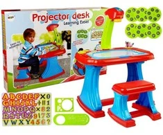 Piešimo stalas su projektoriumi ir priedais