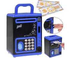 Piggy bank seifas, mėlyna