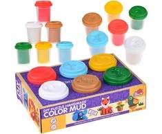 Plastilino rinkinys, 6 spalvos