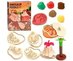 Plastilino rinkinys Dinozaurų fosilijos