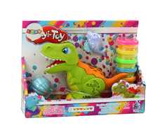 Plastilino rinkinys su dinozauru ir priedais