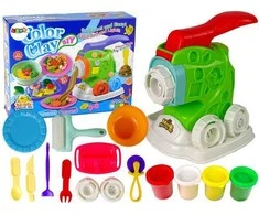 Plastilino rinkinys su makaronų gaminimo aparatu