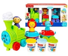 Plastilino rinkinys su traukinuku Fisher-Price