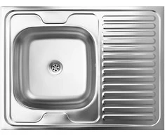 Plieninė virtuvinė plautuvė Kuchinox 60, SK6_311T, Inox Linen