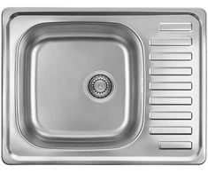 Plieninė virtuvinė plautuvė Kuchinox JUNAK, SQA_313T, Inox Linen