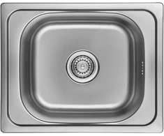 Plieninė virtuvinė plautuvė Kuchinox ORION, SKO_310T, Inox Linen