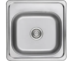 Plieninė virtuvinė plautuvė Kuchinox STANDARD, SKS_010T, Inox
