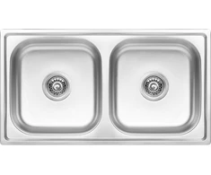 Plieninė virtuvinė plautuvė Kuchinox STANDARD, SKS_320T, Inox Linen