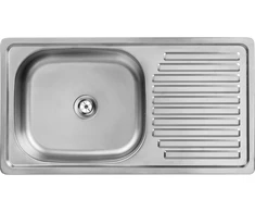 Plieninė virtuvinė plautuvė Kuchinox TRAFIS, SKN_011T, Inox