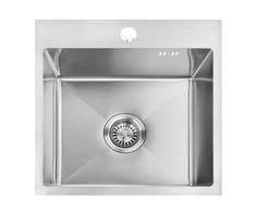 Plieninė virtuvinė plautuvė Rea Leo 40, Brushed Nickel