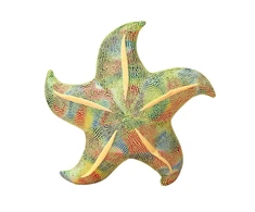 Pliušinė pagalvėlė Jūros žvaigždė, žalia, 20 cm