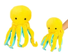 Pliušinis žaislas Aštuonkojis, geltonas, 25 cm