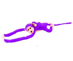 Pliušinis žaislas Beždžionė, violetinė, 70 cm