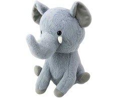 Pliušinis žaislas Drambliukas, 26 cm, pilkas