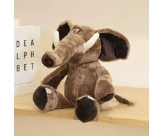 Pliušinis žaislas Dramblys, 22 cm, rudas