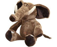 Pliušinis žaislas Dramblys, 22 cm, rudas
