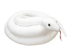 Pliušinis žaislas Gyvatė, balta, 300 cm