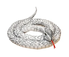 Pliušinis žaislas Gyvatė, pilka, 110 cm