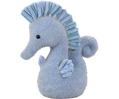 Pliušinis žaislas Jūrų arkliukas, 25 cm, mėlynas