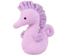 Pliušinis žaislas Jūrų arkliukas, 25 cm, violetinis